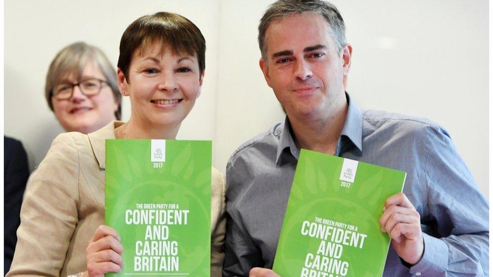 Caroline Lucas and Jonathan Bartley