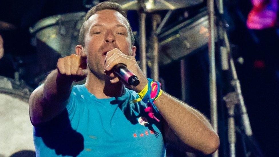 Chris Martin of Coldplay