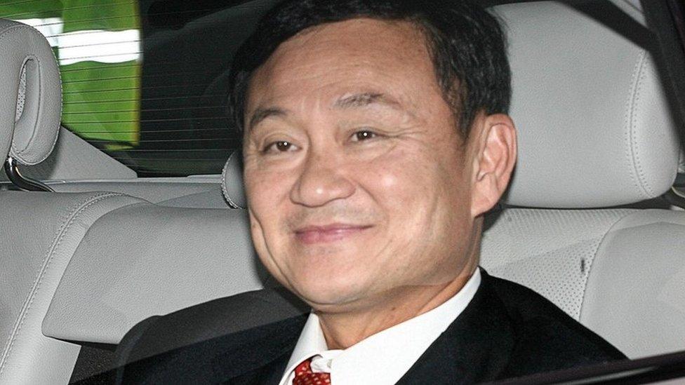 Ex-Thai PM Thaksin Shinawatra in London (Sept 2006)