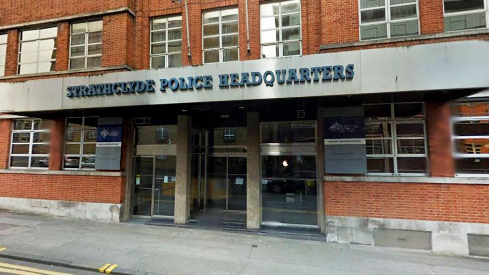 Strathclyde Police headquarters at Pitt Street in Glasgow