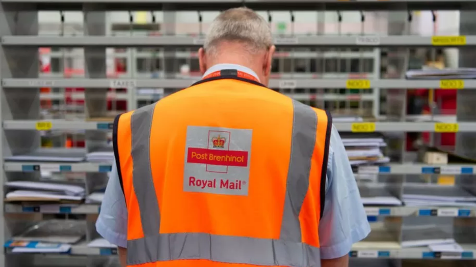 Royal Mail worker