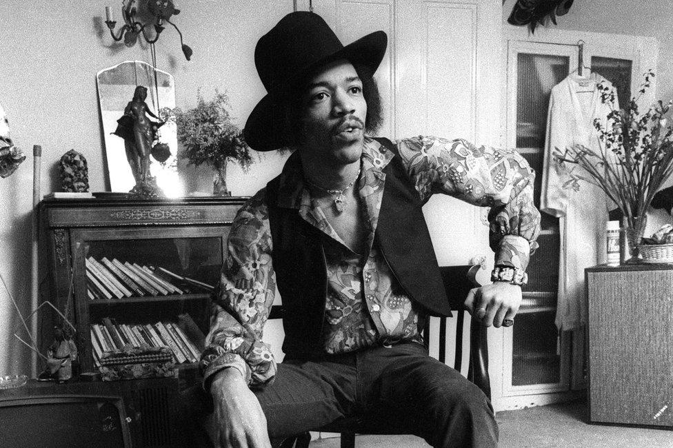 Jimi Hendrix at Brook Street