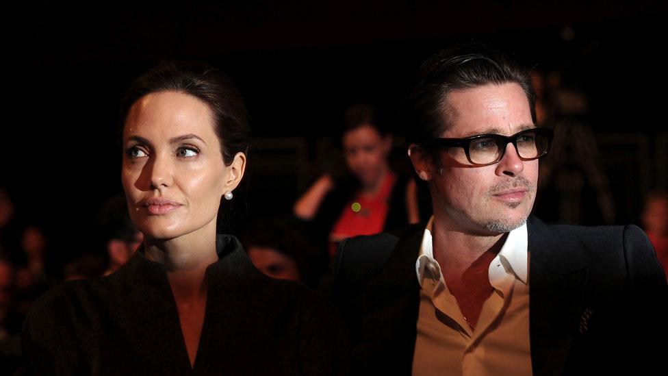 Angelina Jolie and Brad Pitt