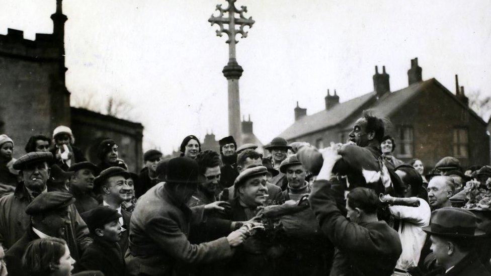 Haxey Hood in 1938