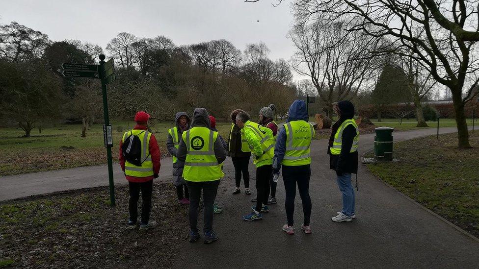 Volunteers are briefed ahead of Saturday's event