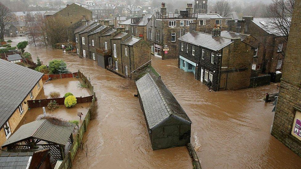 Mytholmroyd flooding in 2015