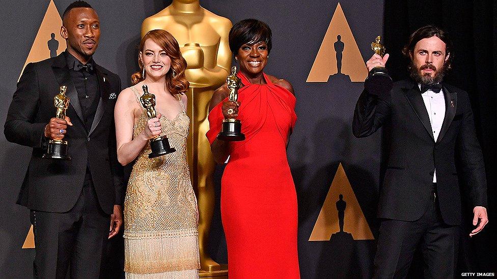 Mahershala Ali, Emma Stone, Viola Davis, Casey Affleck