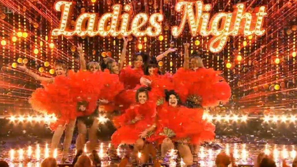 The cast of The Real Full Monty: Ladies' Night