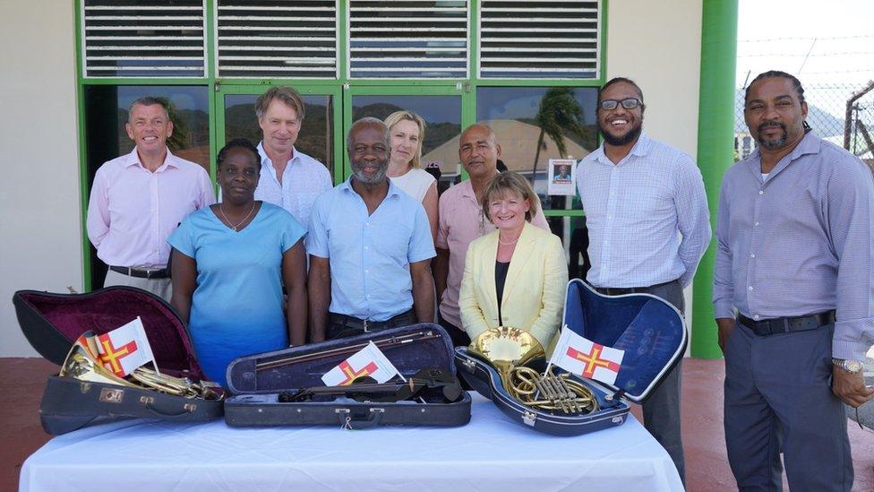 Instruments handed over at ceremony