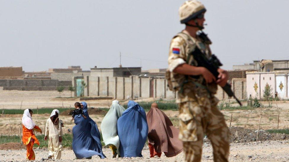 British soldier in Afghanistan