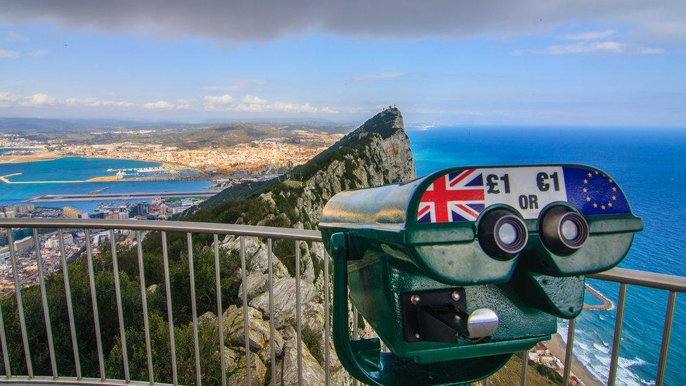 Panoramic view from the Rock of Gibraltar