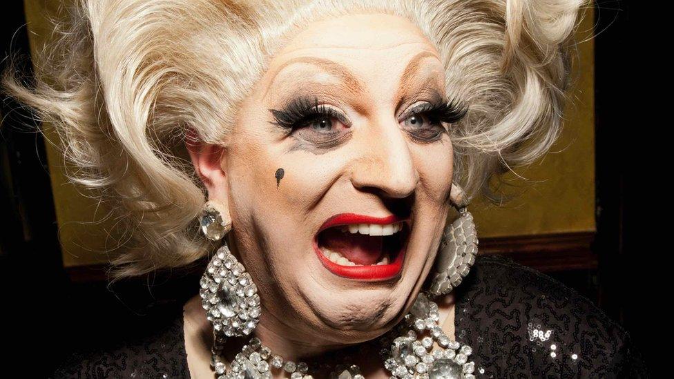 Gareth Joyner who works as Myra DuBois