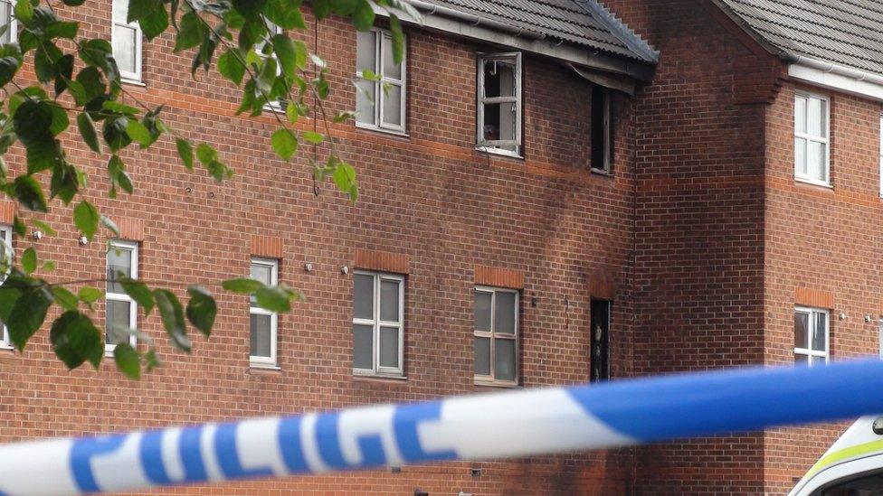 The flat after the fire