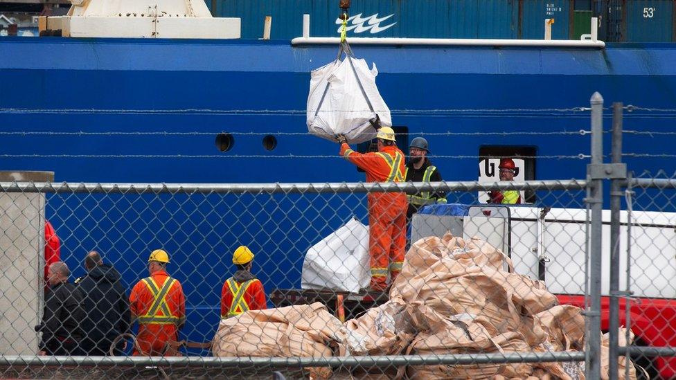 Bag of debris