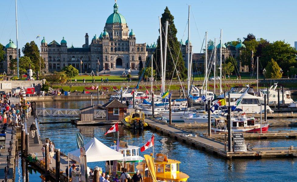 Coastline of Victoria, BC