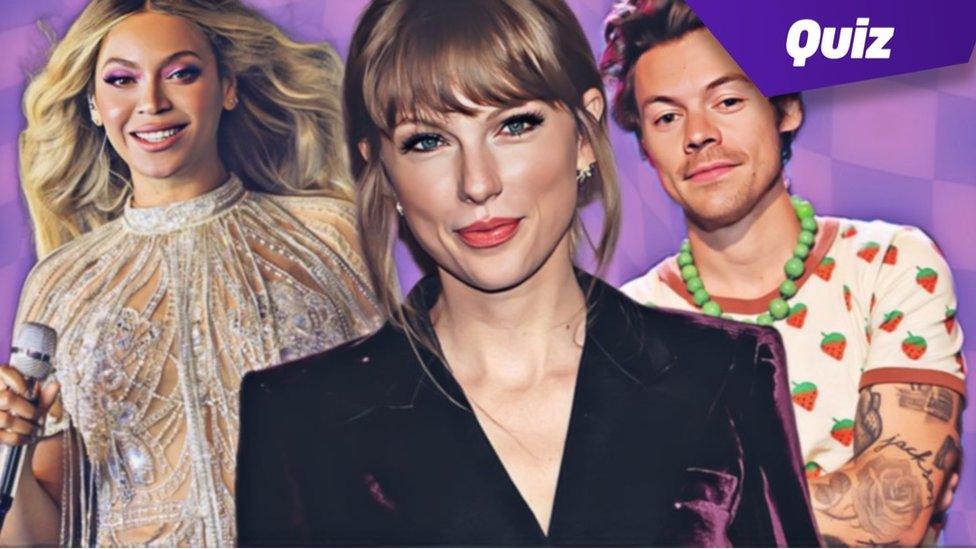 Beyonce, Taylor Swift, Harry Styles