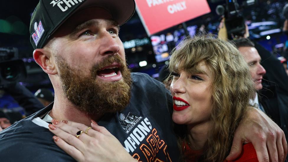 Taylor Swift and Travis Kelce