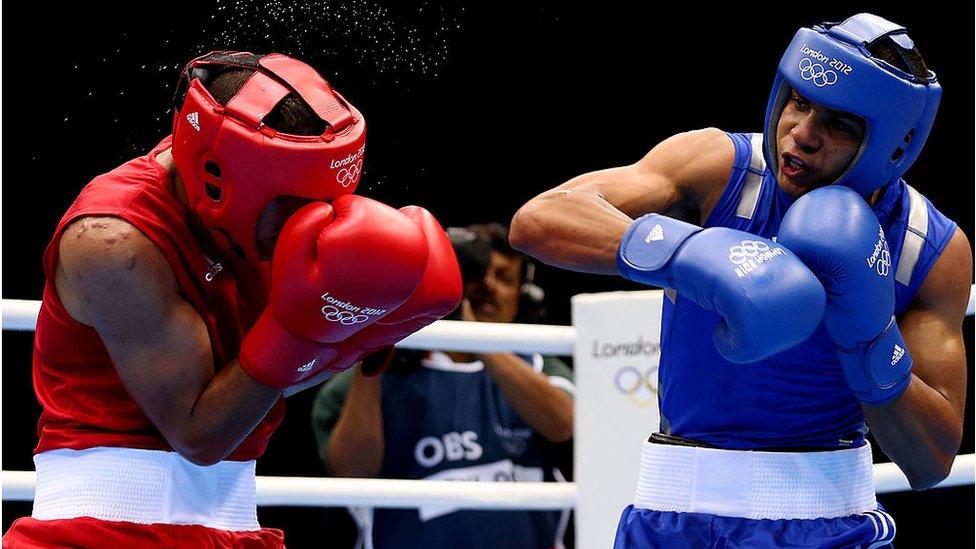 Mr Verdejo (right) fought in the 2012 Olympics