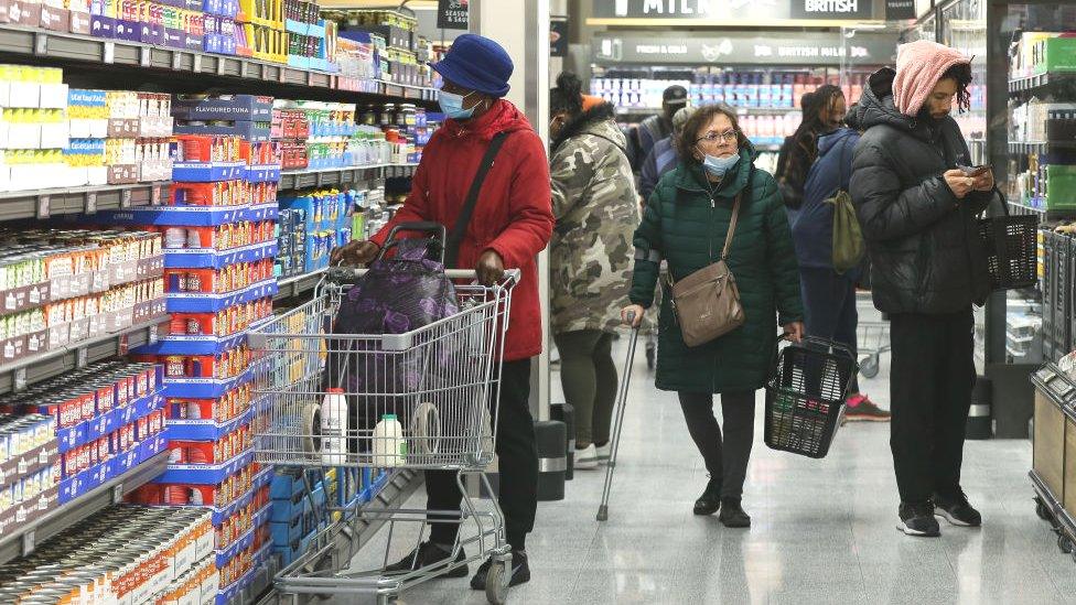 supermarket scene