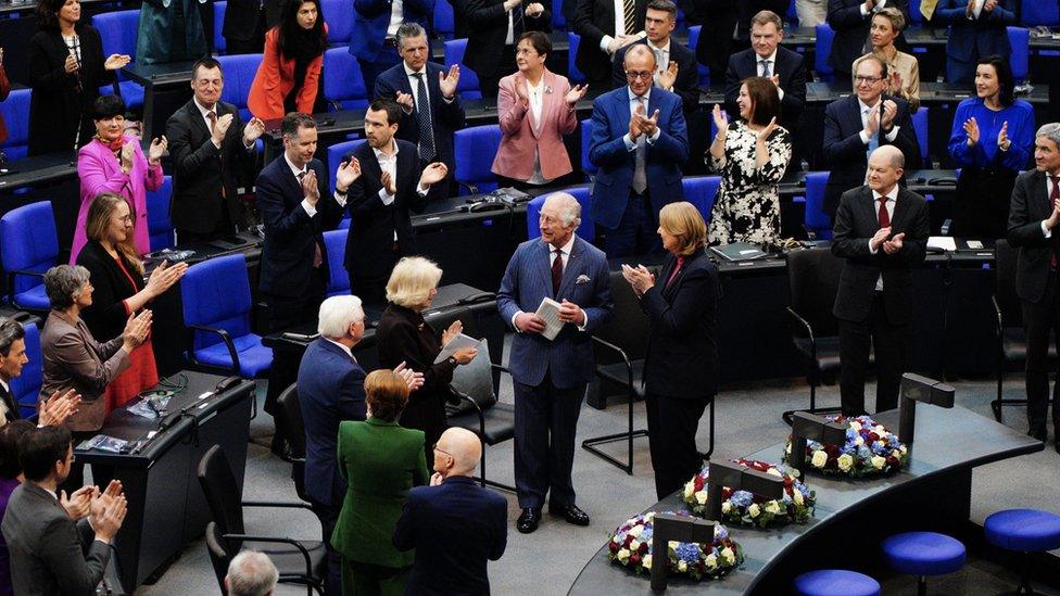 King Charles at Bundestag