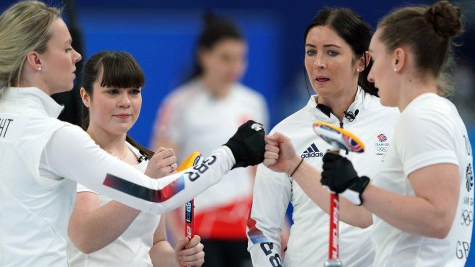 Team GB's women's curlers