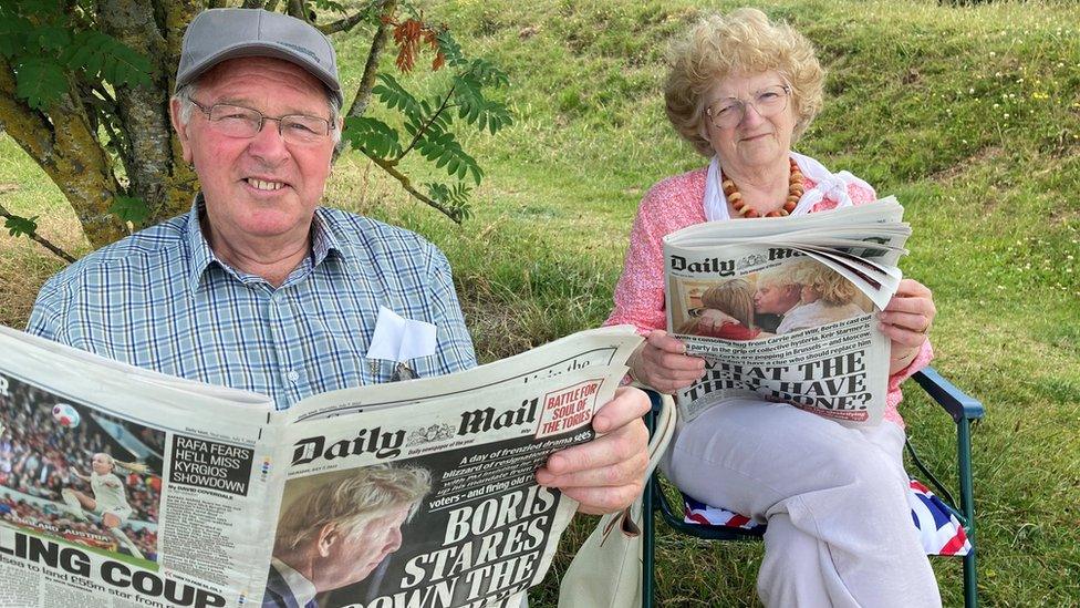 Phil Francis and Barbara Brown