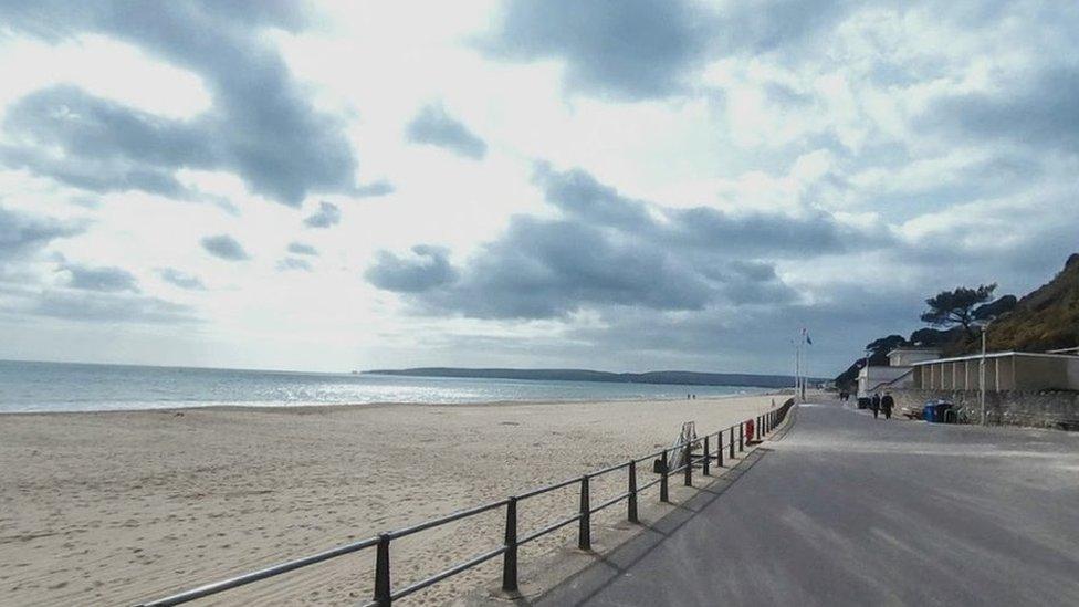 Canford Cliffs beach