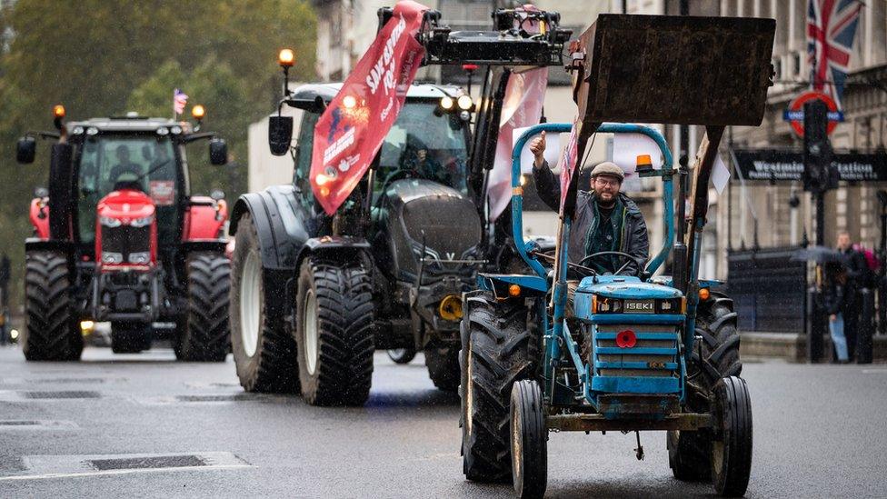 Farmer protests