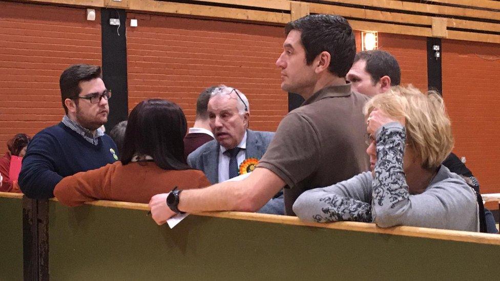 Observers at the Rhondda count