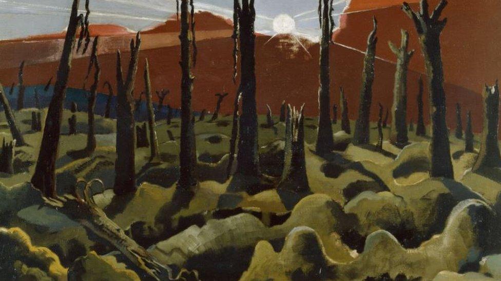 We are Making a New World, detail Paul Nash