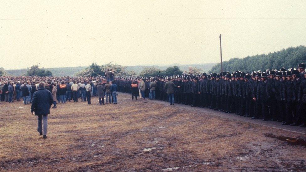 The scene at Orgreave 1984