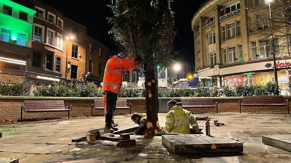 Derby Christmas tree