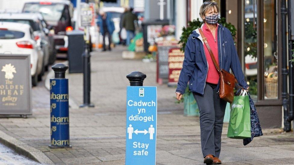 Shopper in Wales