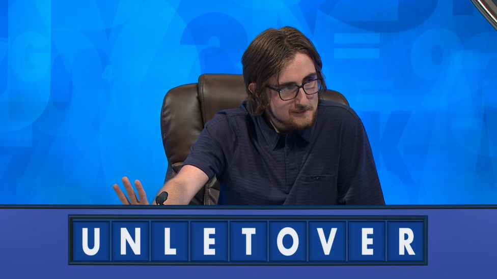 Tom Stevenson with the Countdown Conundrum