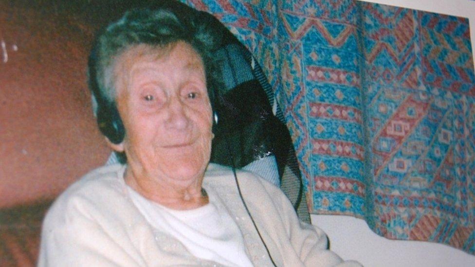 Bella Bailey, Julie Bailey's mother, who died while a patient at Stafford General Hospital