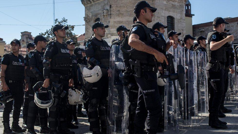 Turkish police, Istanbul