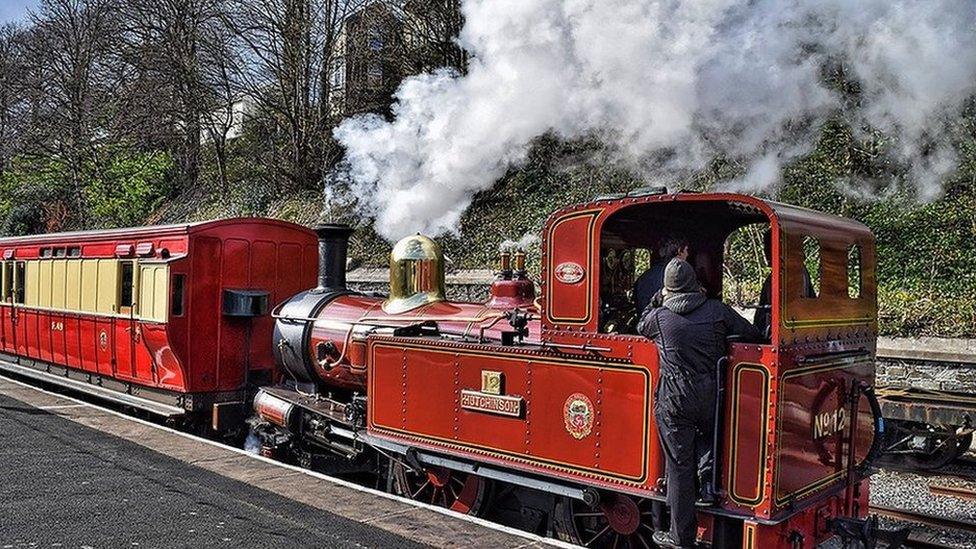 Steam train, Isle of Man