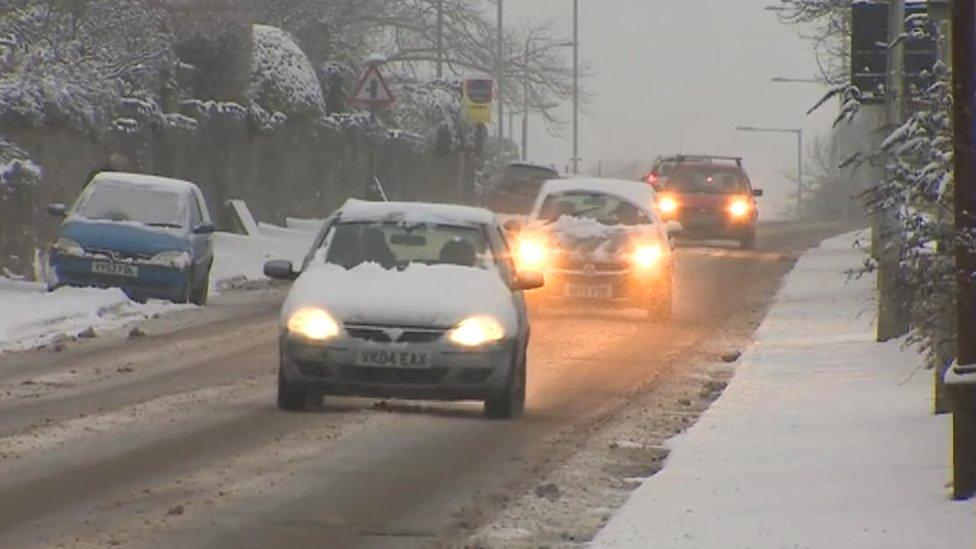 Snow cars Holywell