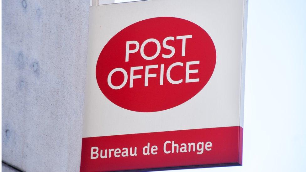 A Post Office sign