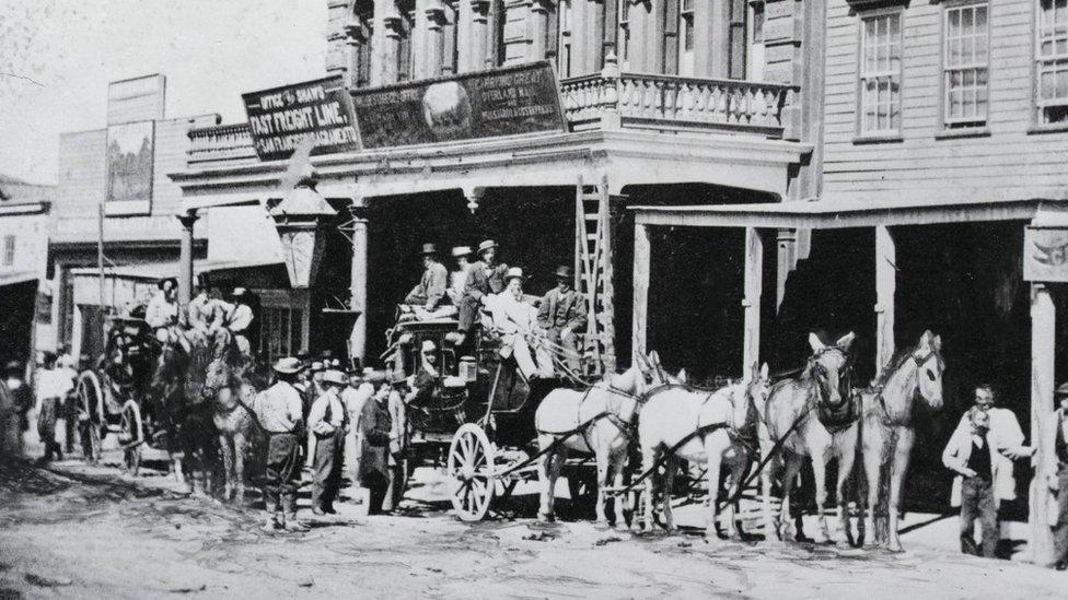 Wells Fargo Express Office in 1866