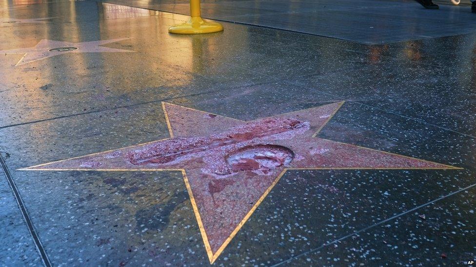 Donald Trump's star