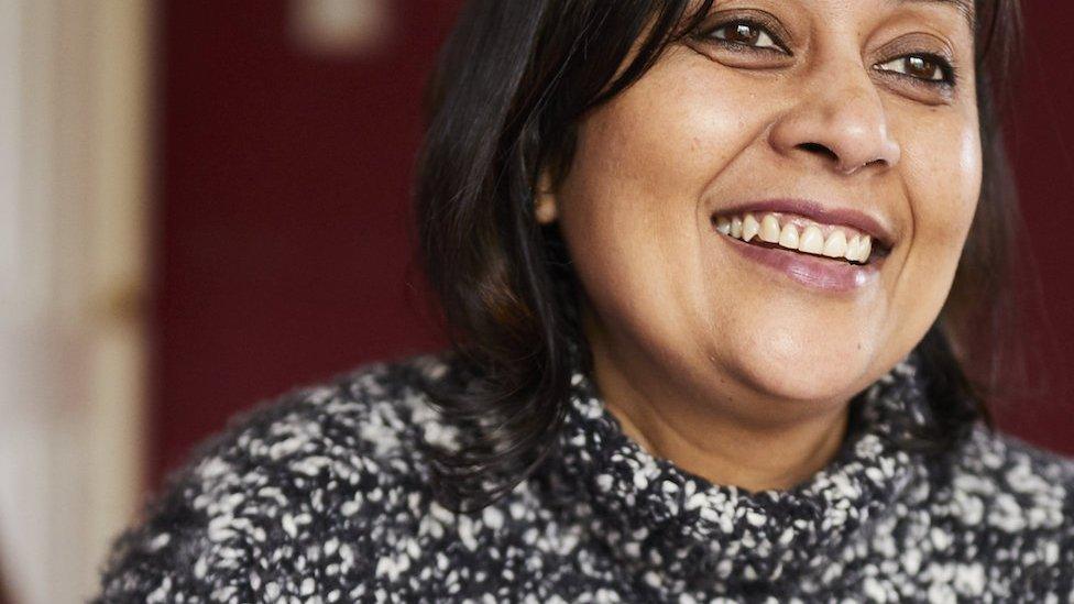 Self-employed, mother of three Pragya Agarwal from Formby, Merseyside