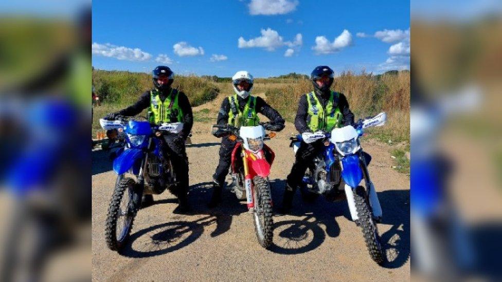 North Yorkshire Police riders