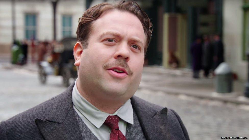 Dan Fogler in his role as Jacob Kowalski