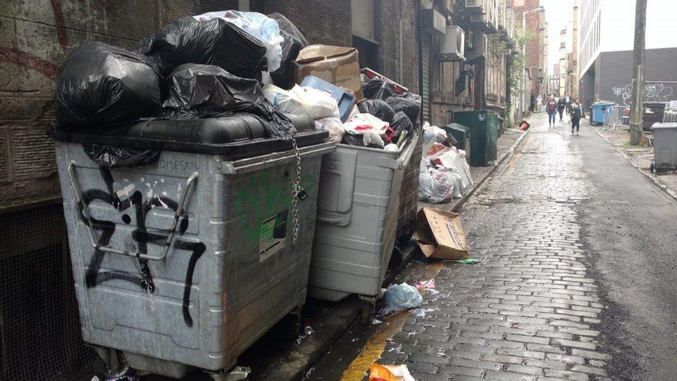 Bins in Glasgow