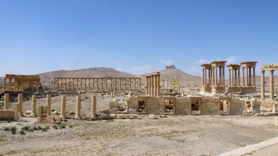 Palmyra - the ancient ruins, 27 Mar 16