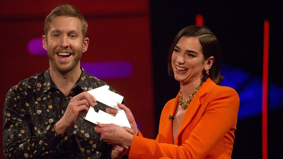 Calvin Harris and Dua Lipa