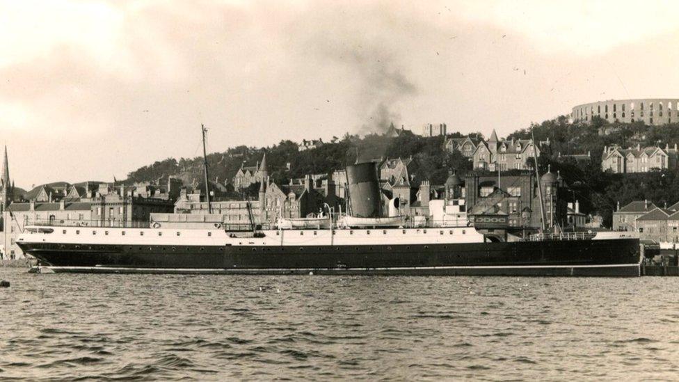 The Lochgarry is a World War Two merchant vessel adapted for military use