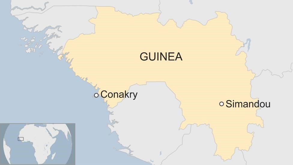 Map of Guinea