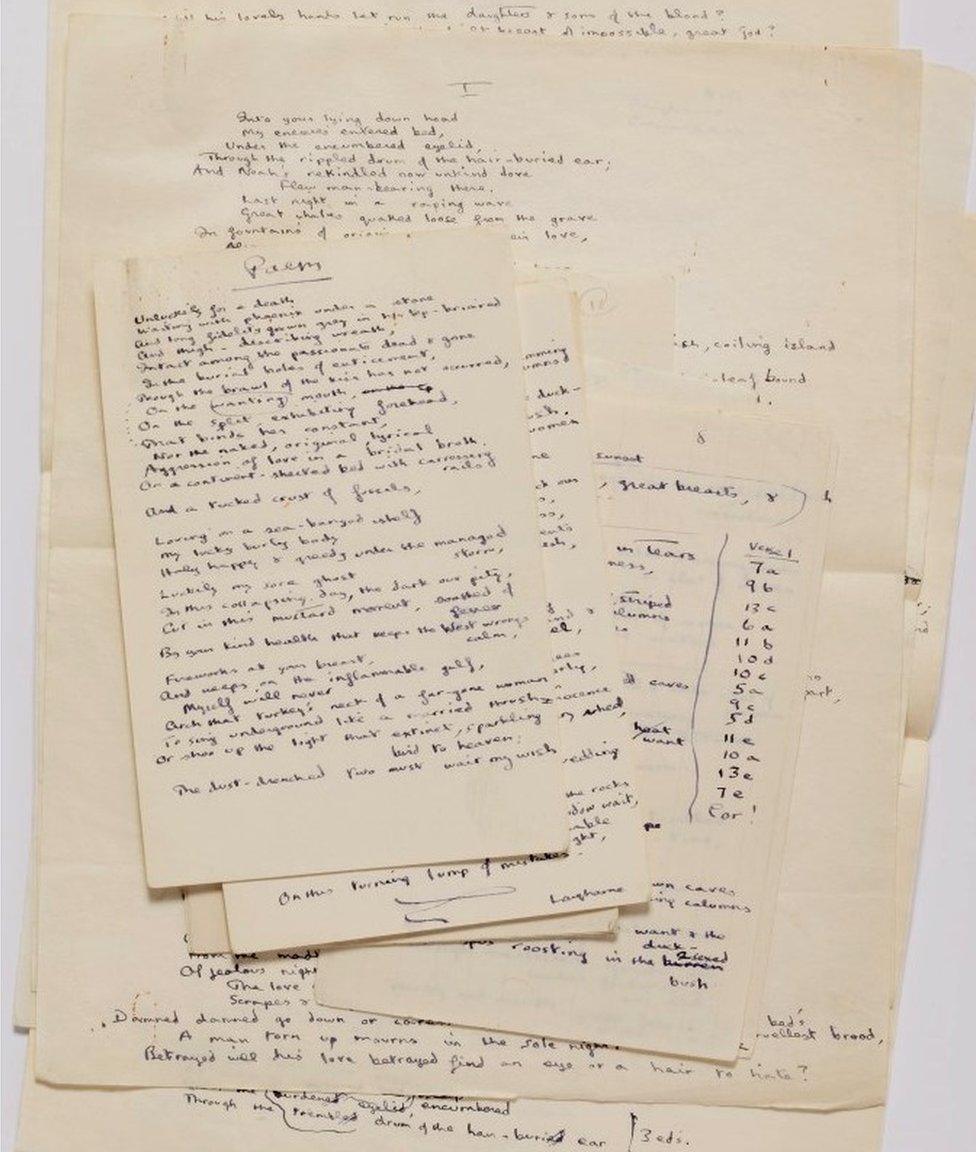 Dylan Thomas manuscripts